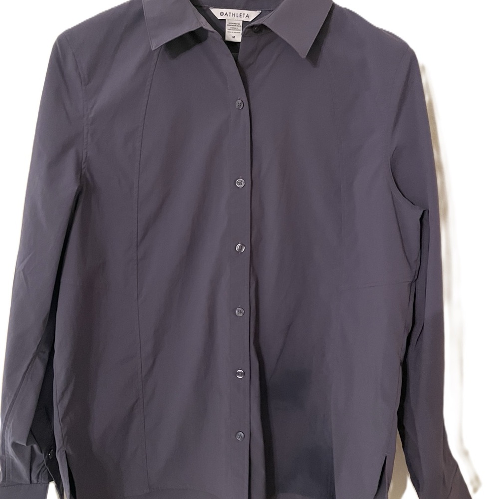 Athleta button-down stretchy shirt